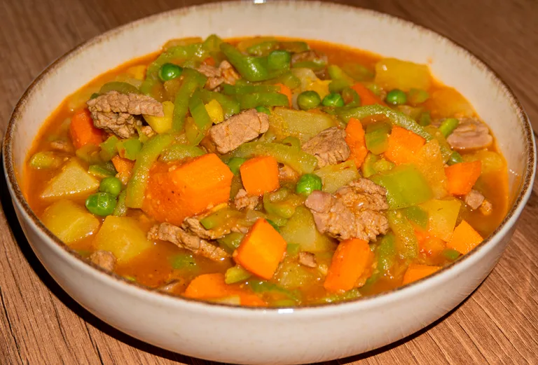 Guiso de Caigua con Carne