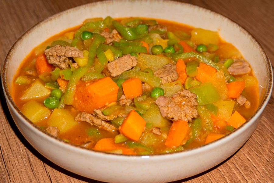 Guiso de Caigua con Carne
